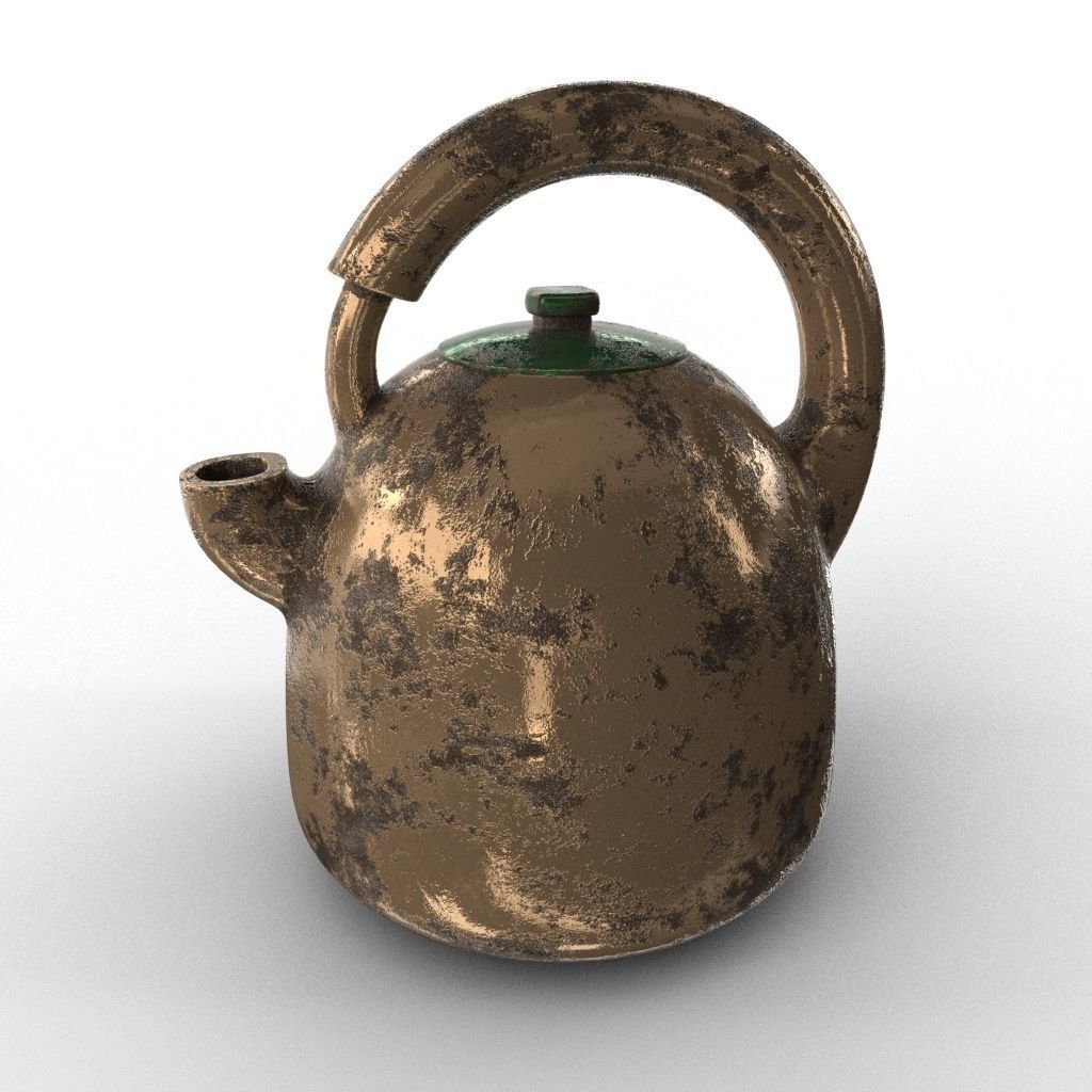 KETTLE tea Low-poly 3D model_21