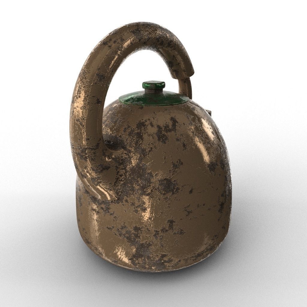 KETTLE tea Low-poly 3D model_13