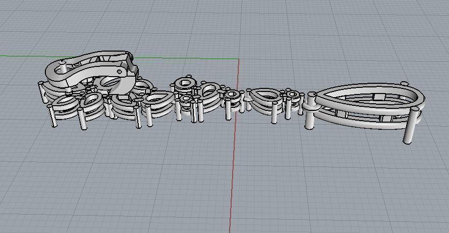 Graff Earrings 02 3D print model_10