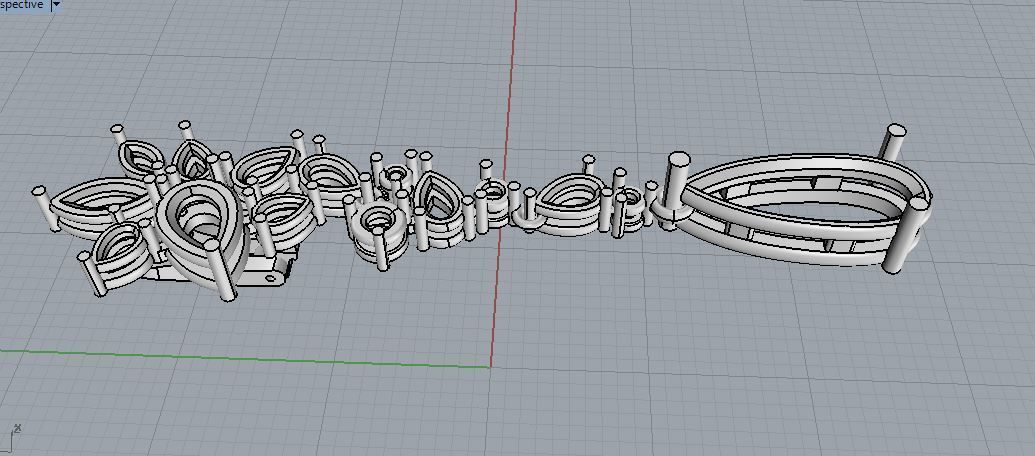 Graff Earrings 02 3D print model_6