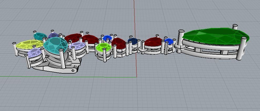 Graff Earrings 02 3D print model_12