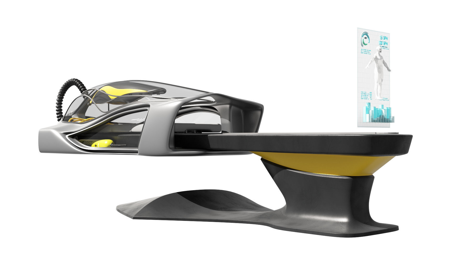 Medical Pod 3D model_5