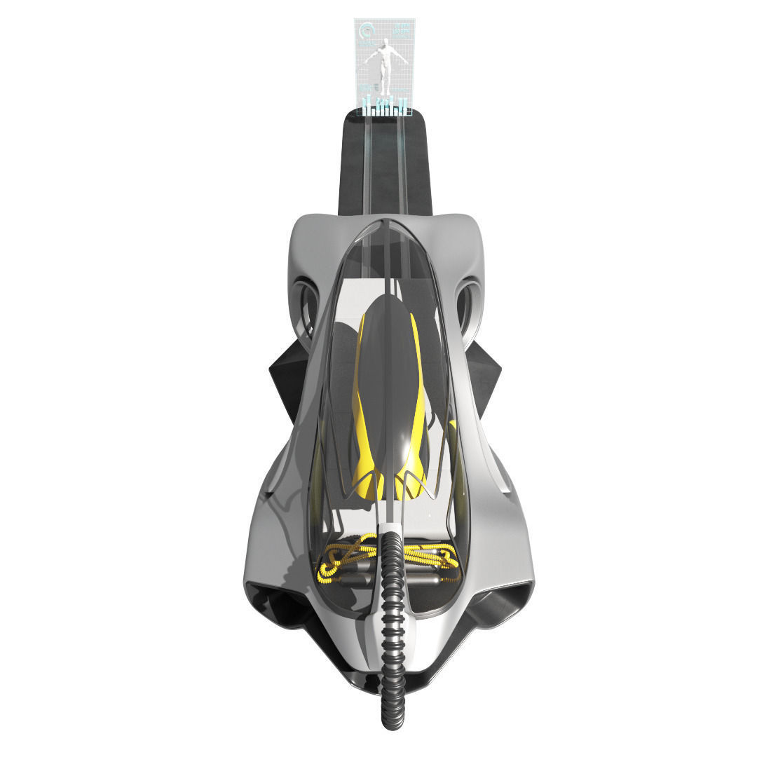 Medical Pod 3D model_3