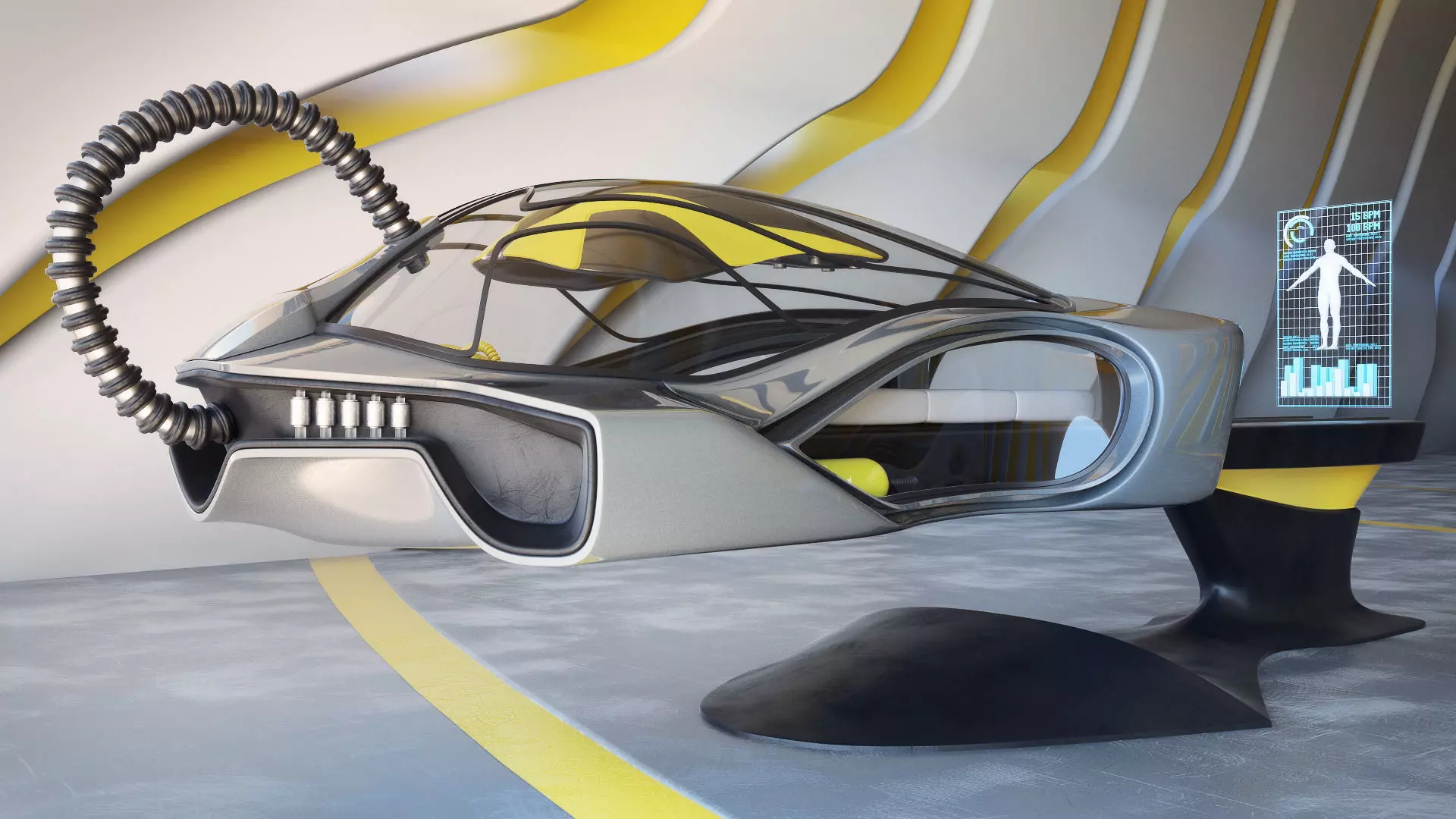 Medical Pod 3D model_0