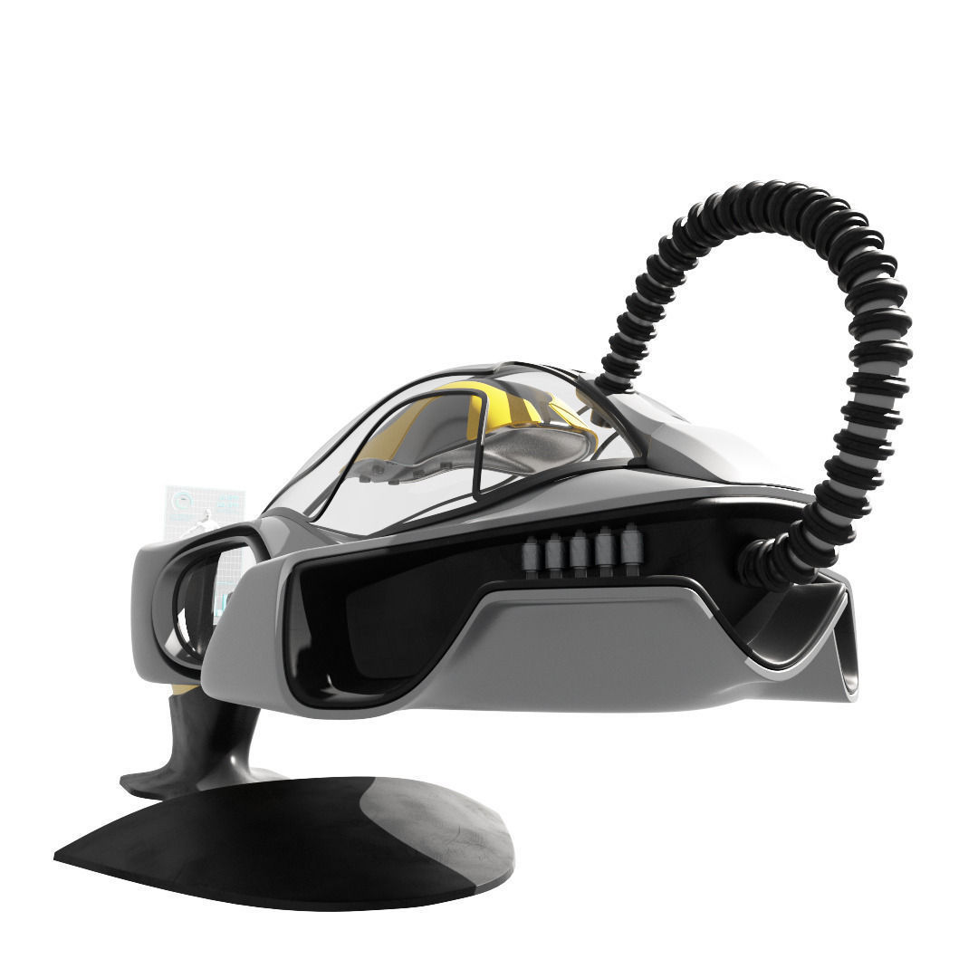 Medical Pod 3D model_4