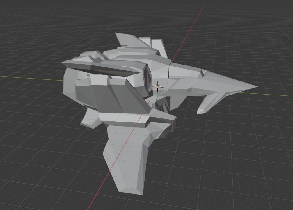  aviation viking STL StarCraft 2 3D print model_4