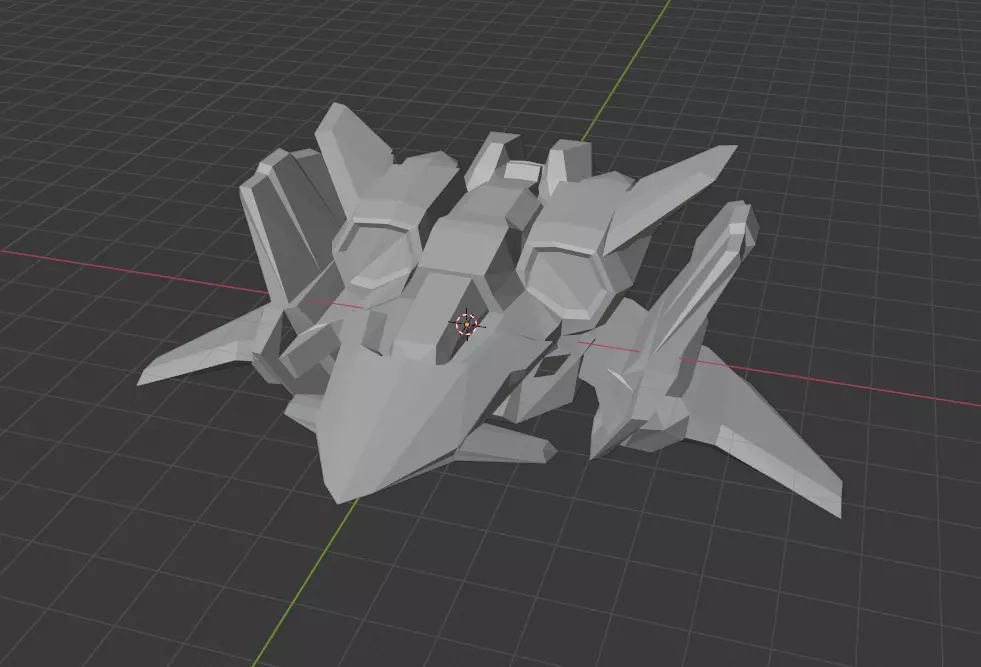  aviation viking STL StarCraft 2 3D print model_0
