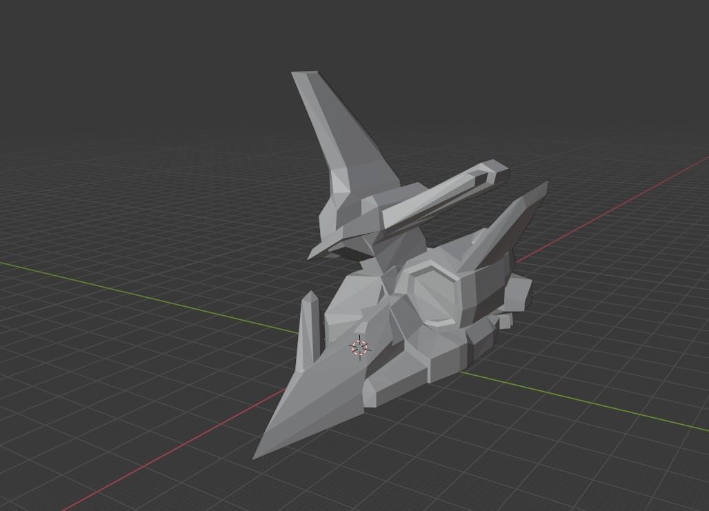  aviation viking STL StarCraft 2 3D print model_3