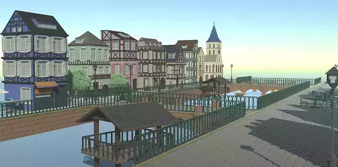 Voxel France village Pack