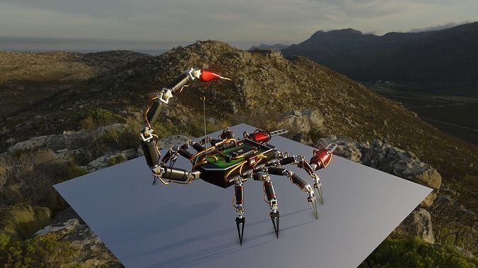 Mechanical Scorpion 3D model