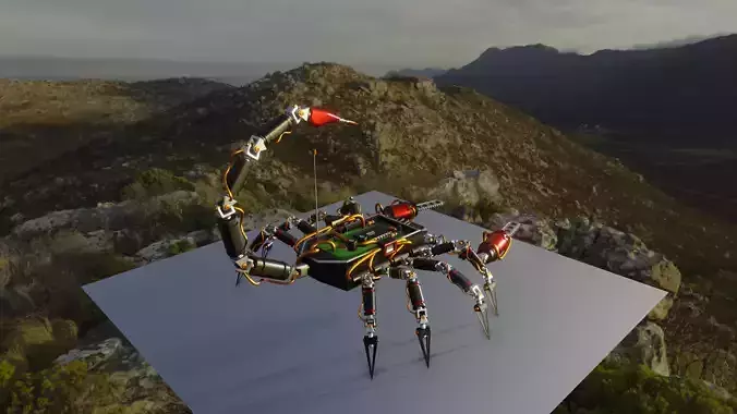 Mechanical Scorpion 3D model