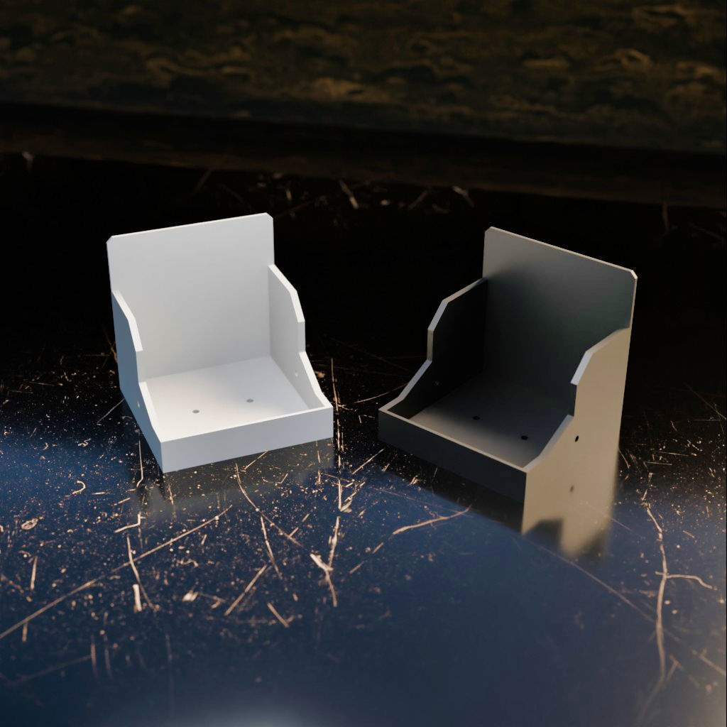 009MT Empty Top Unit Storage Organiser 3D print model_1