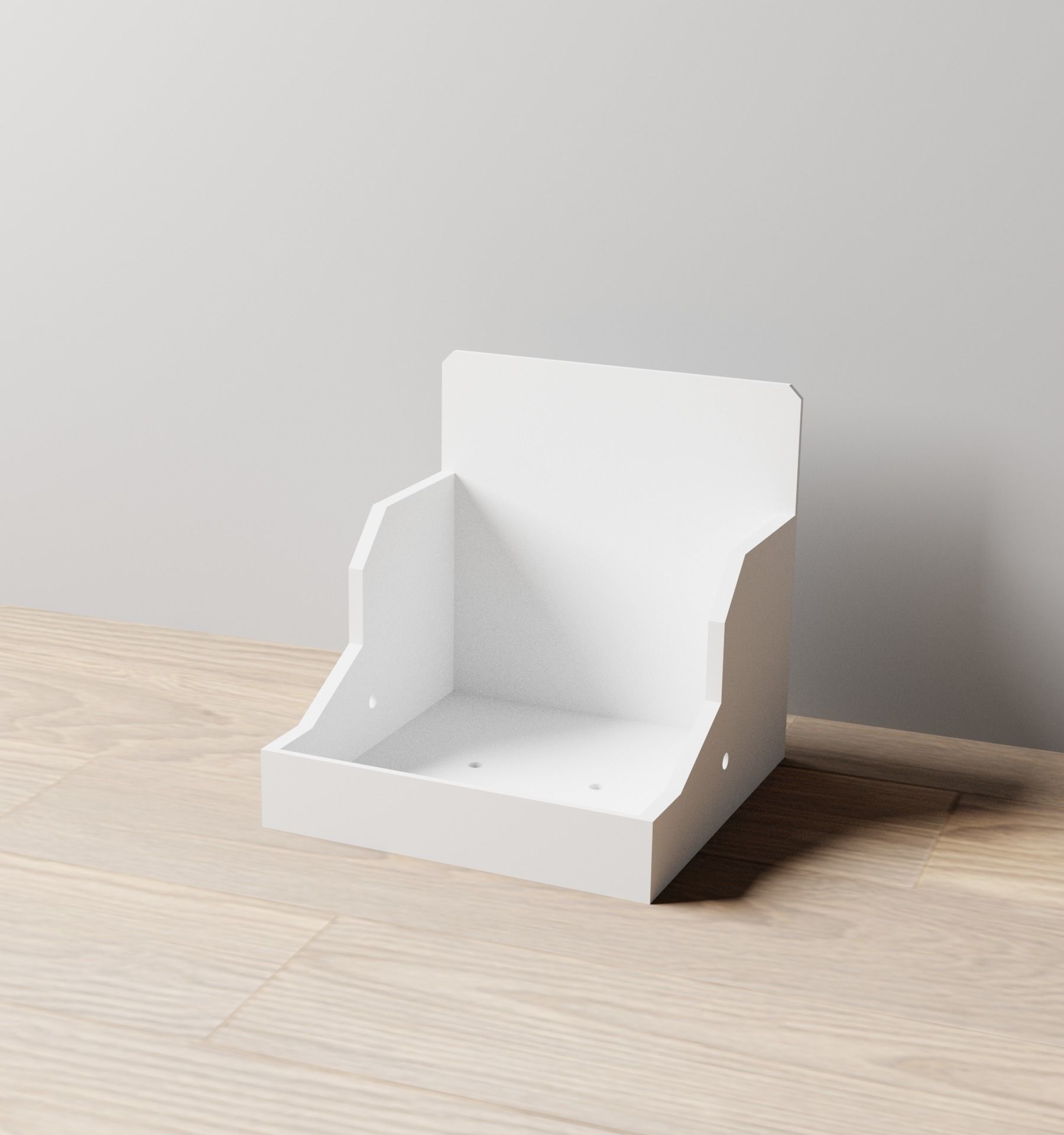 009MT Empty Top Unit Storage Organiser 3D print model_2