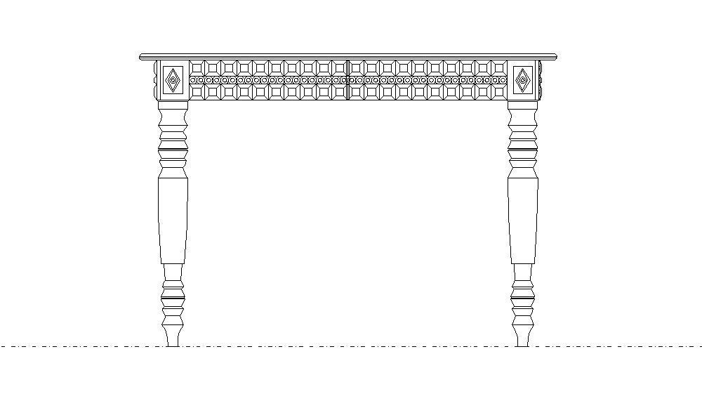 03-Dinning Table  3D model_9
