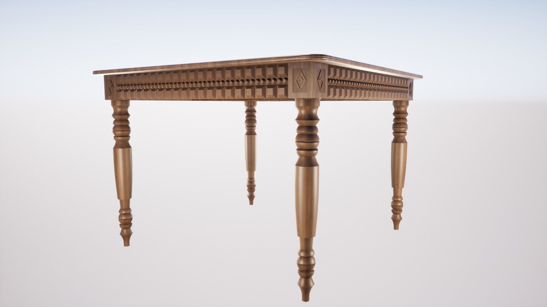 03-Dinning Table  3D model_3