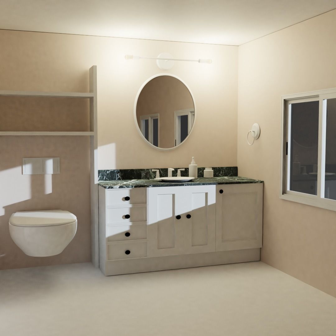 Bathroom Modelling 3D model_3