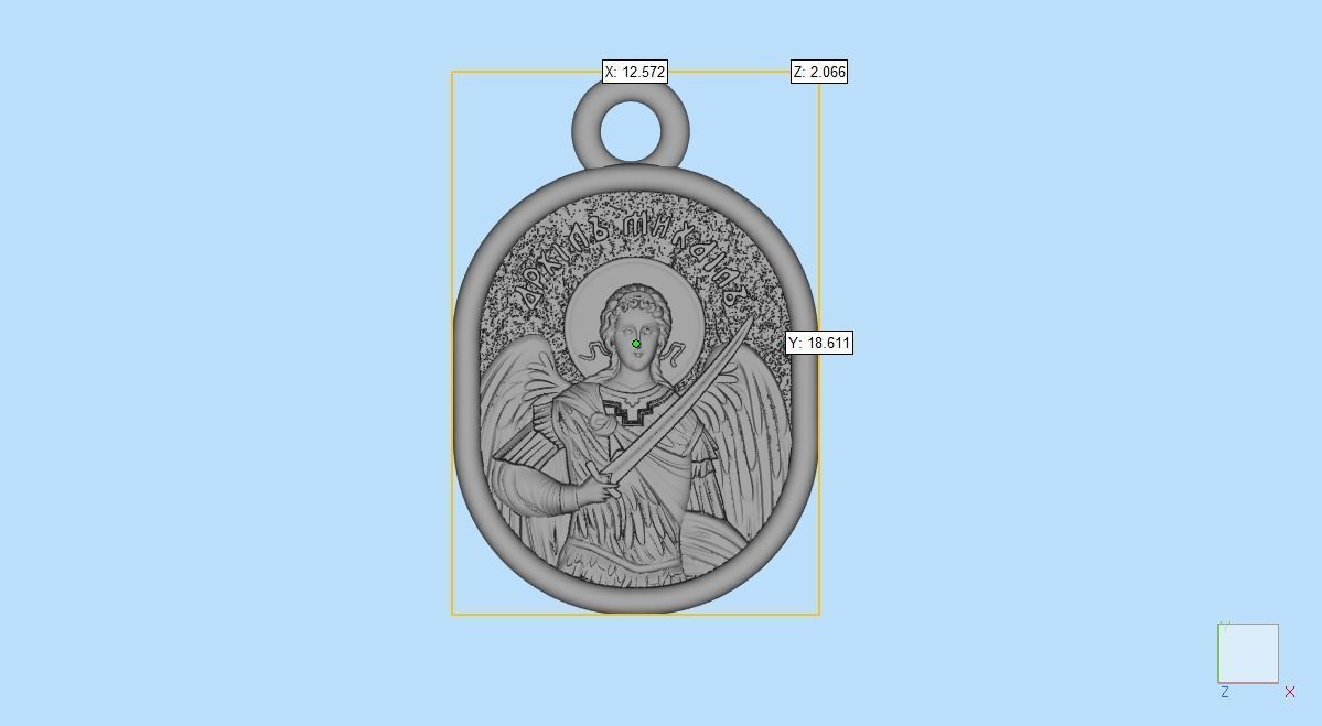 Saint Michael the Archangel 3D print model_5