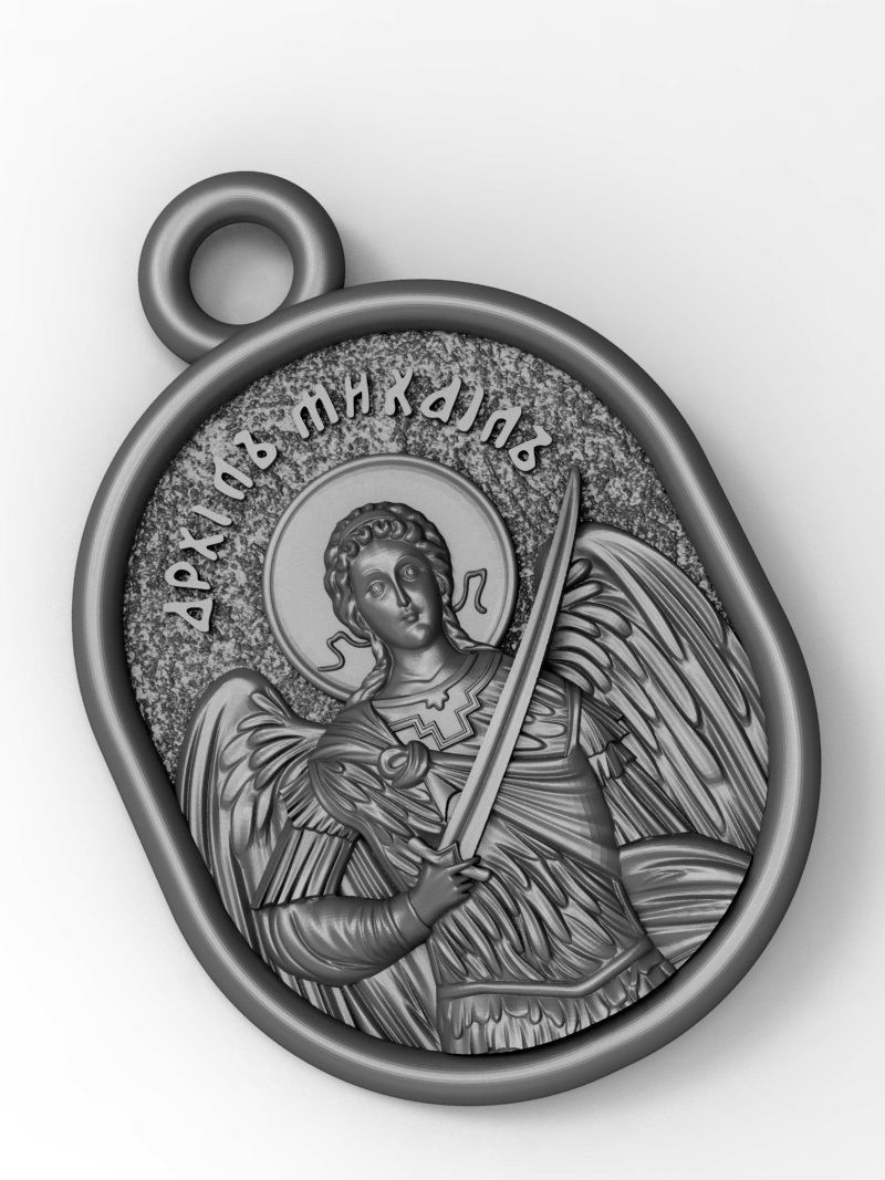 Saint Michael the Archangel 3D print model_3