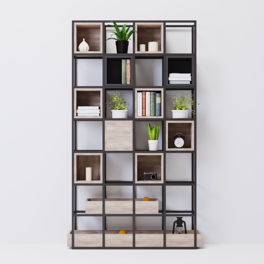 shelving loft 3D model_1
