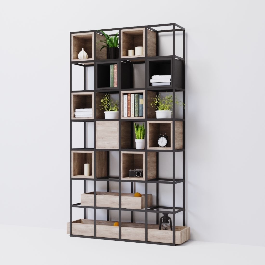 shelving loft 3D model_3