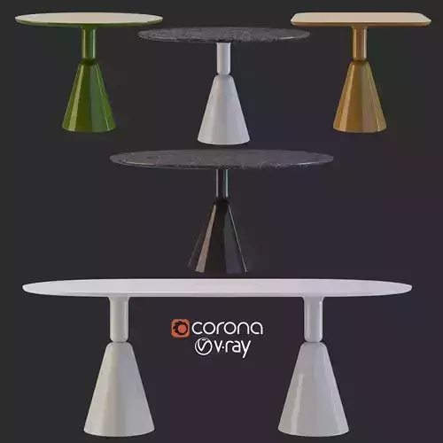 Pion table set 3D model