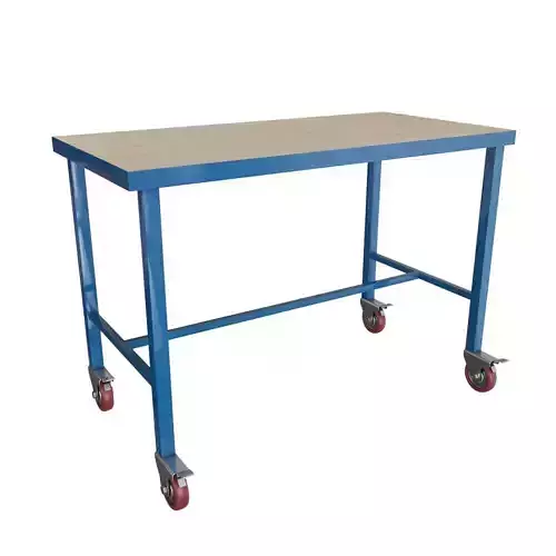 Novo metal Industrial work table high with wheels