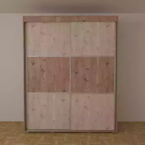 wardrobe with sliding doors