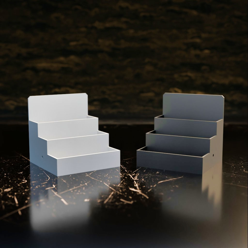 010MT LA Unit Medium 3 Shelves Top Unit 3D print model_1