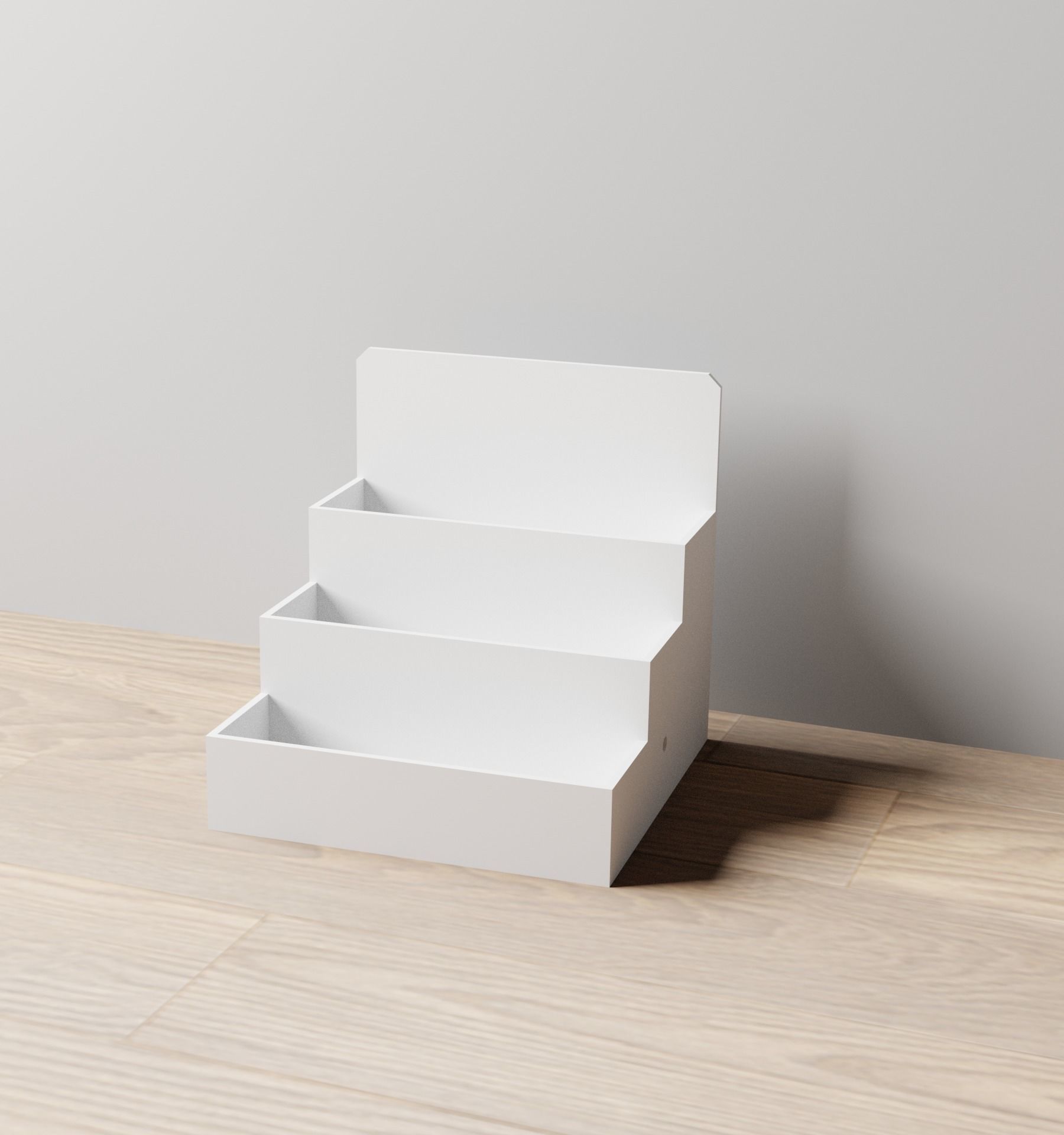 010MT LA Unit Medium 3 Shelves Top Unit 3D print model_2