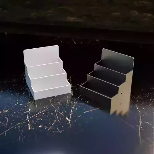 010MT LA Unit Medium 3 Shelves Top Unit 3D print model