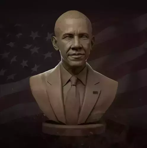 Barack Obama 3D print model