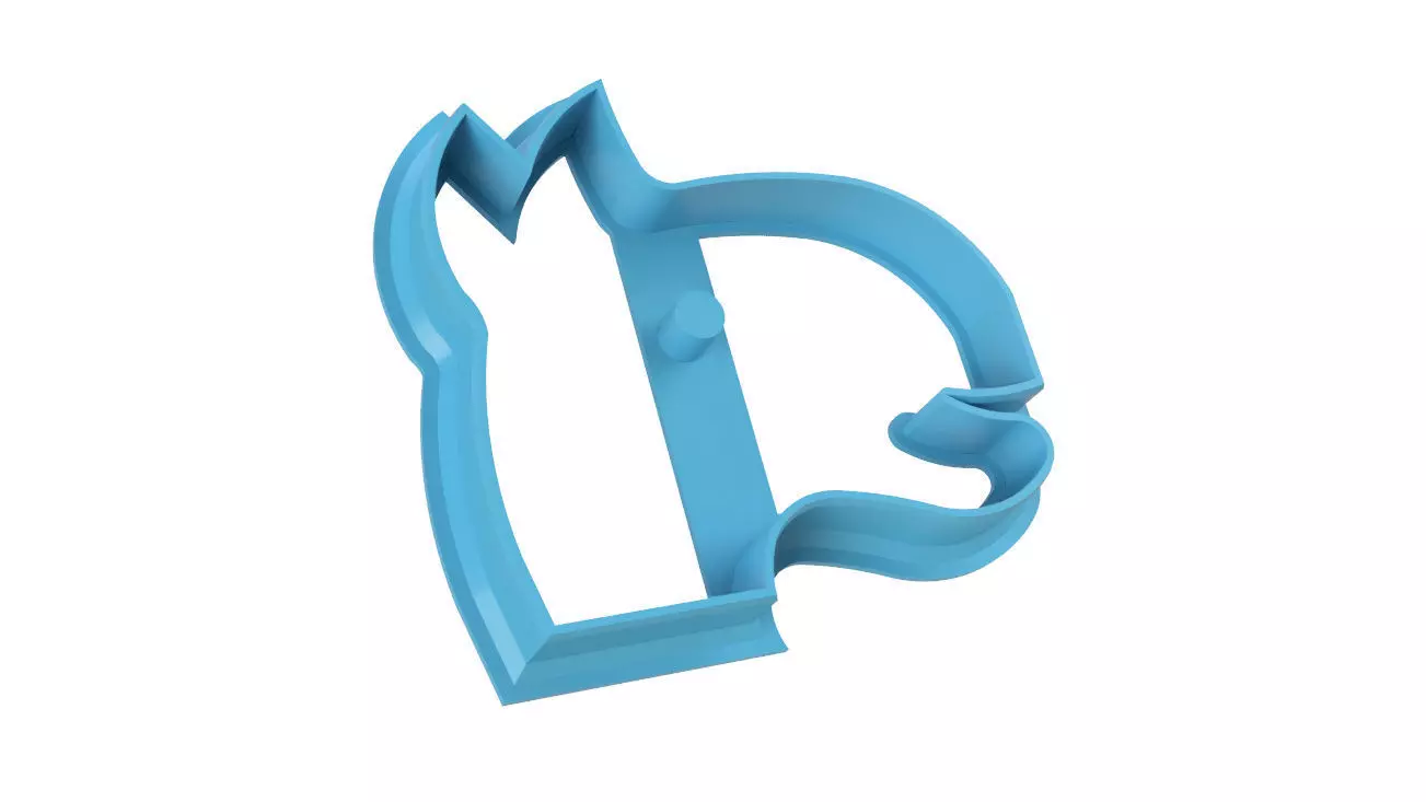 COOKIE CUTTER CAMEL 3D print model_0