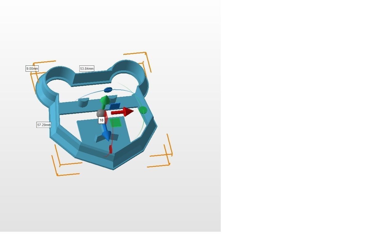 COOKIE CUTTER BEAR 3D print model_1