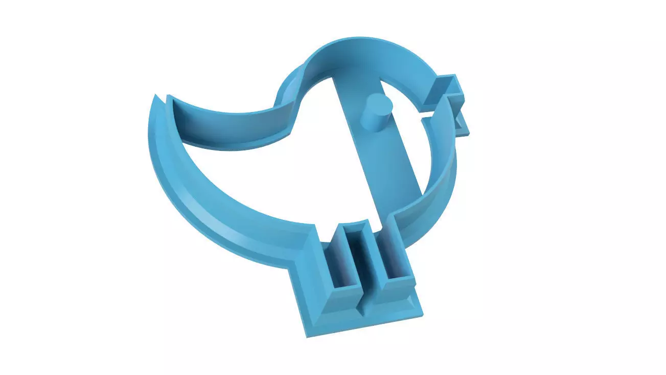 COOKIE CUTTER BIRD 3D print model