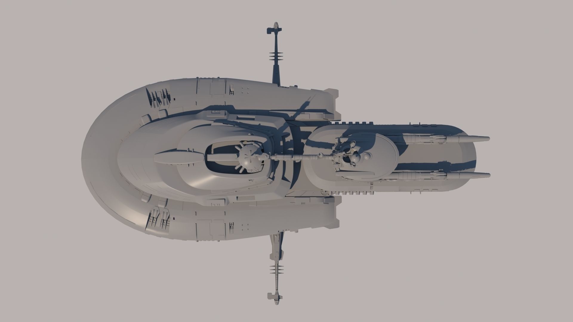 Futuristic structure 3D model_4