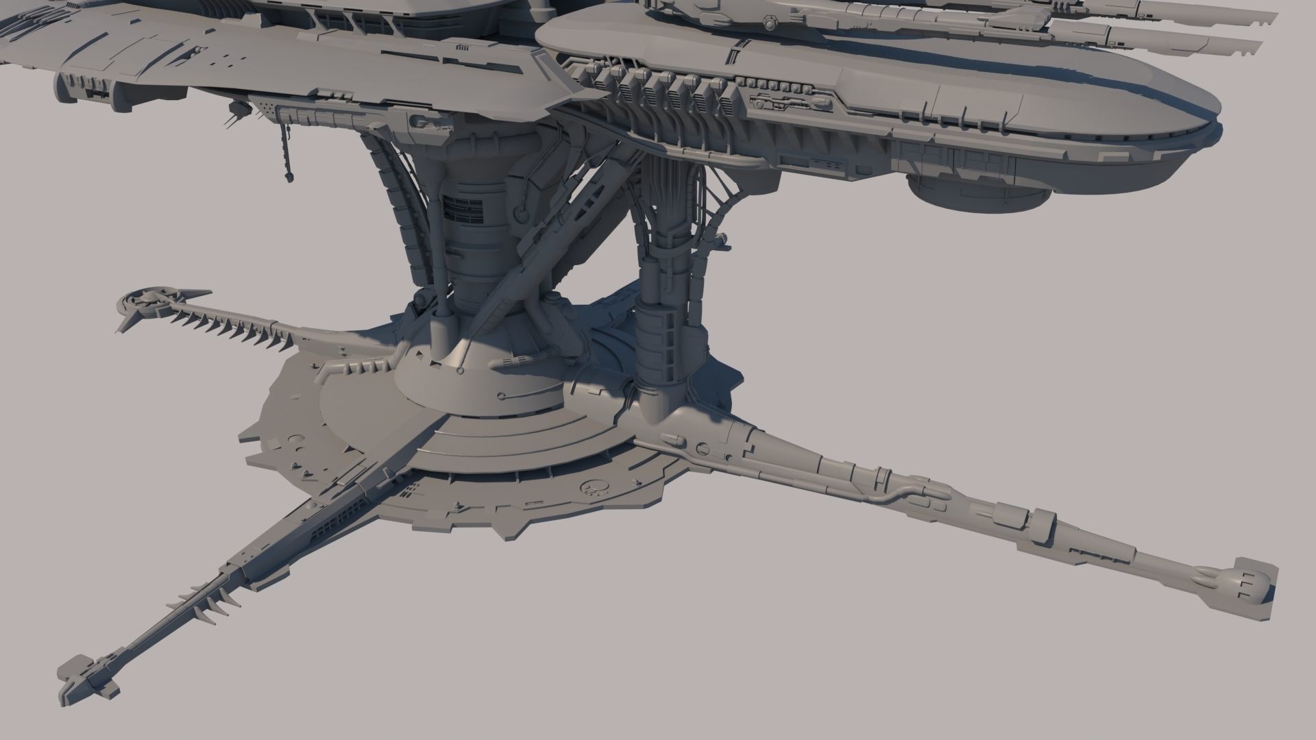 Futuristic structure 3D model_13