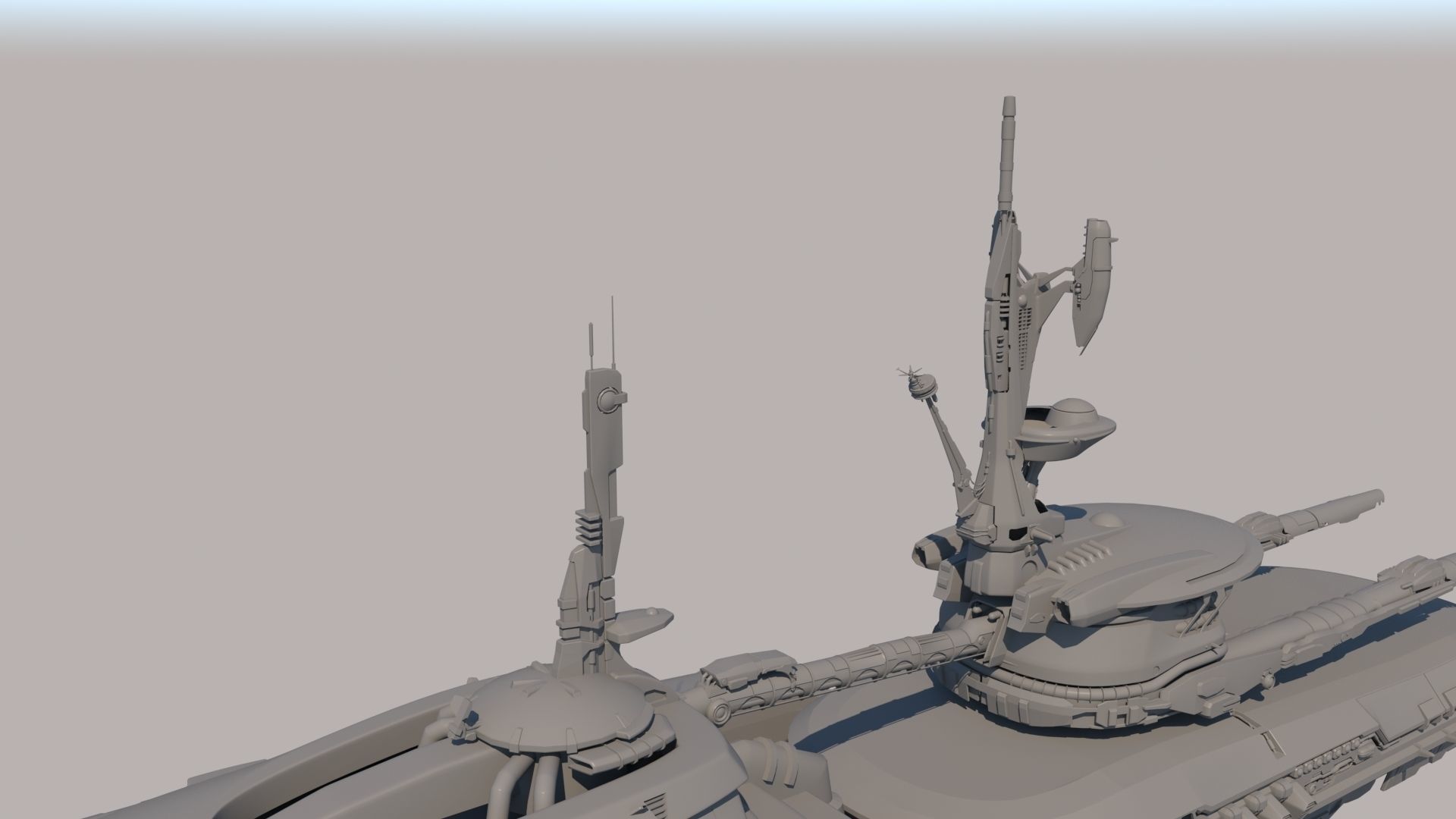 Futuristic structure 3D model_11