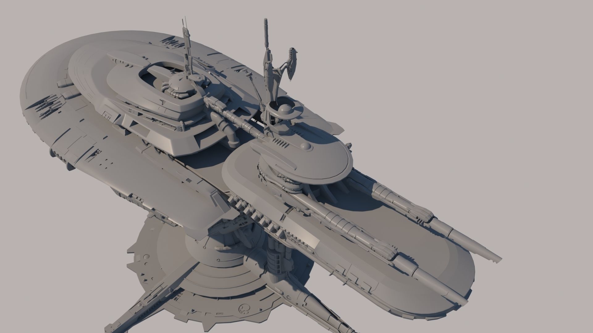 Futuristic structure 3D model_10