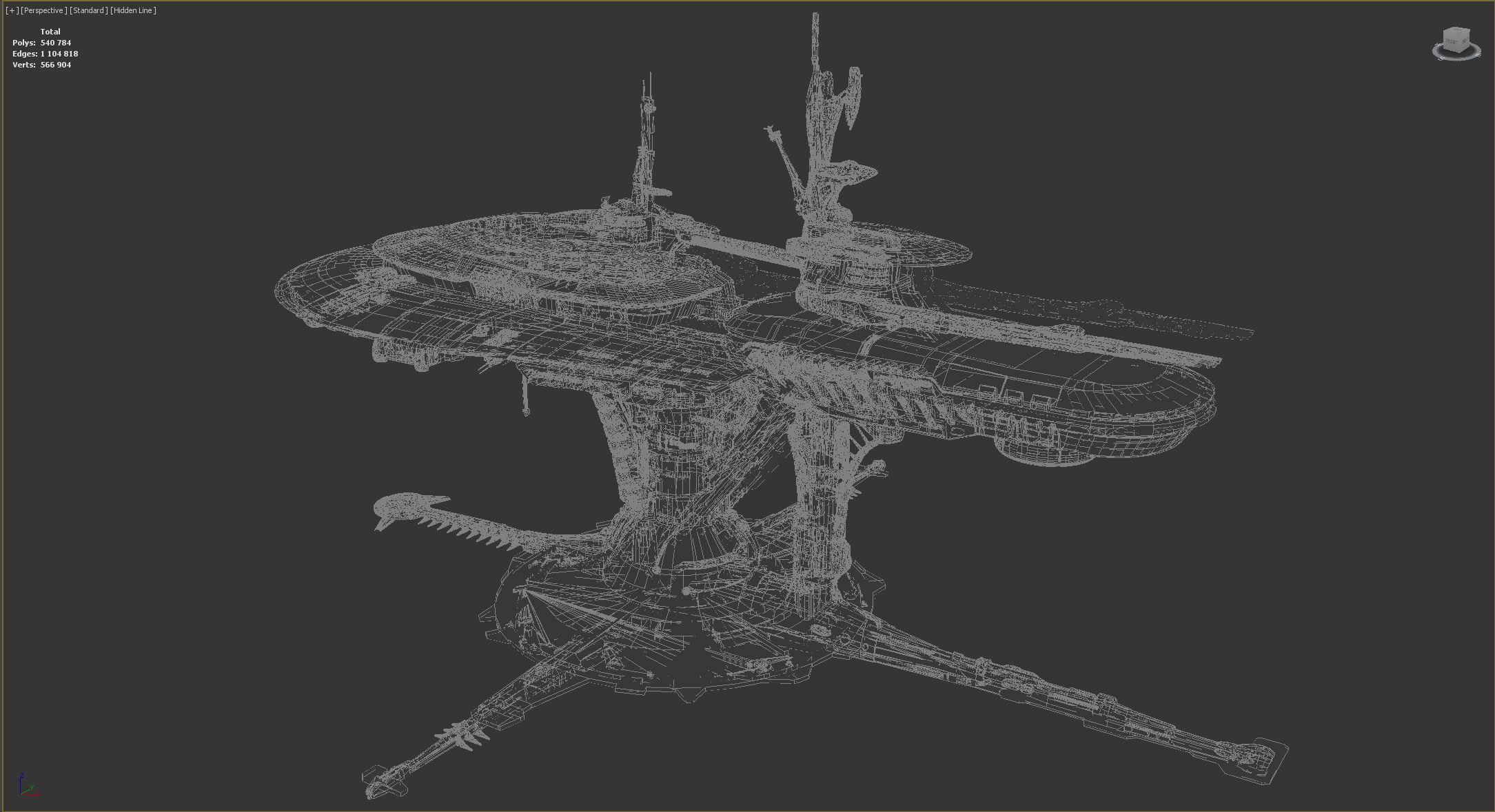 Futuristic structure 3D model_16