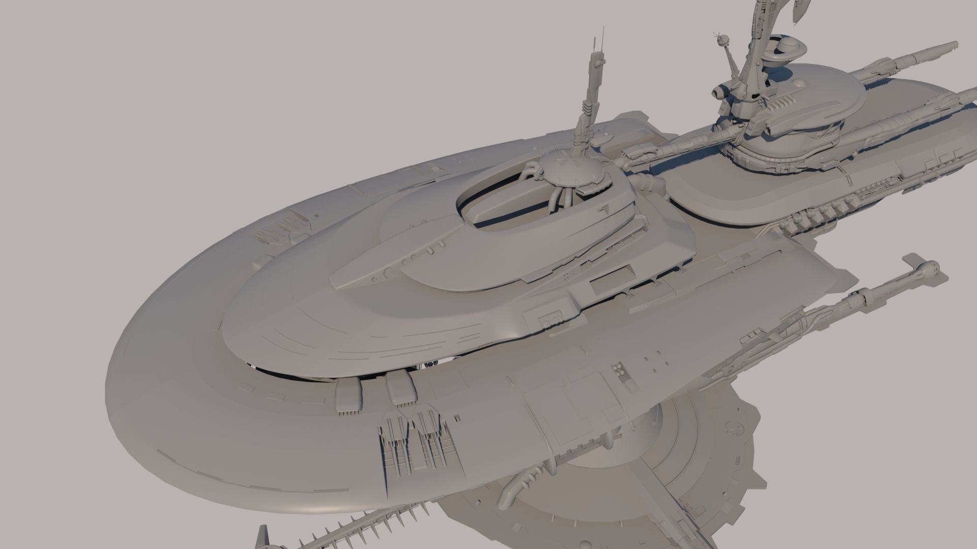 Futuristic structure 3D model_9