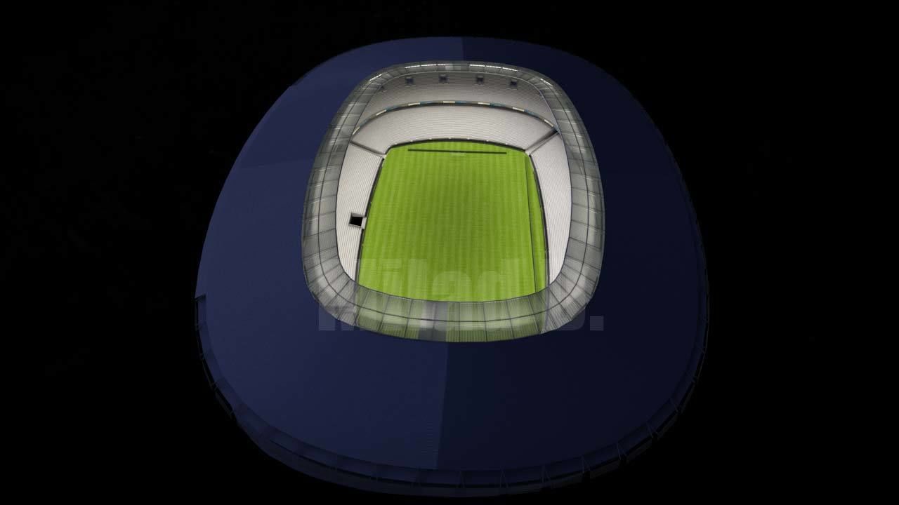 3d model football stadium Low-poly 3D model_19