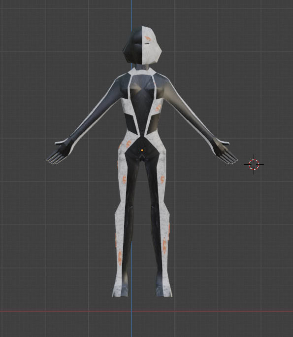 Yin and Yang Surfaces Low-poly 3D model_1