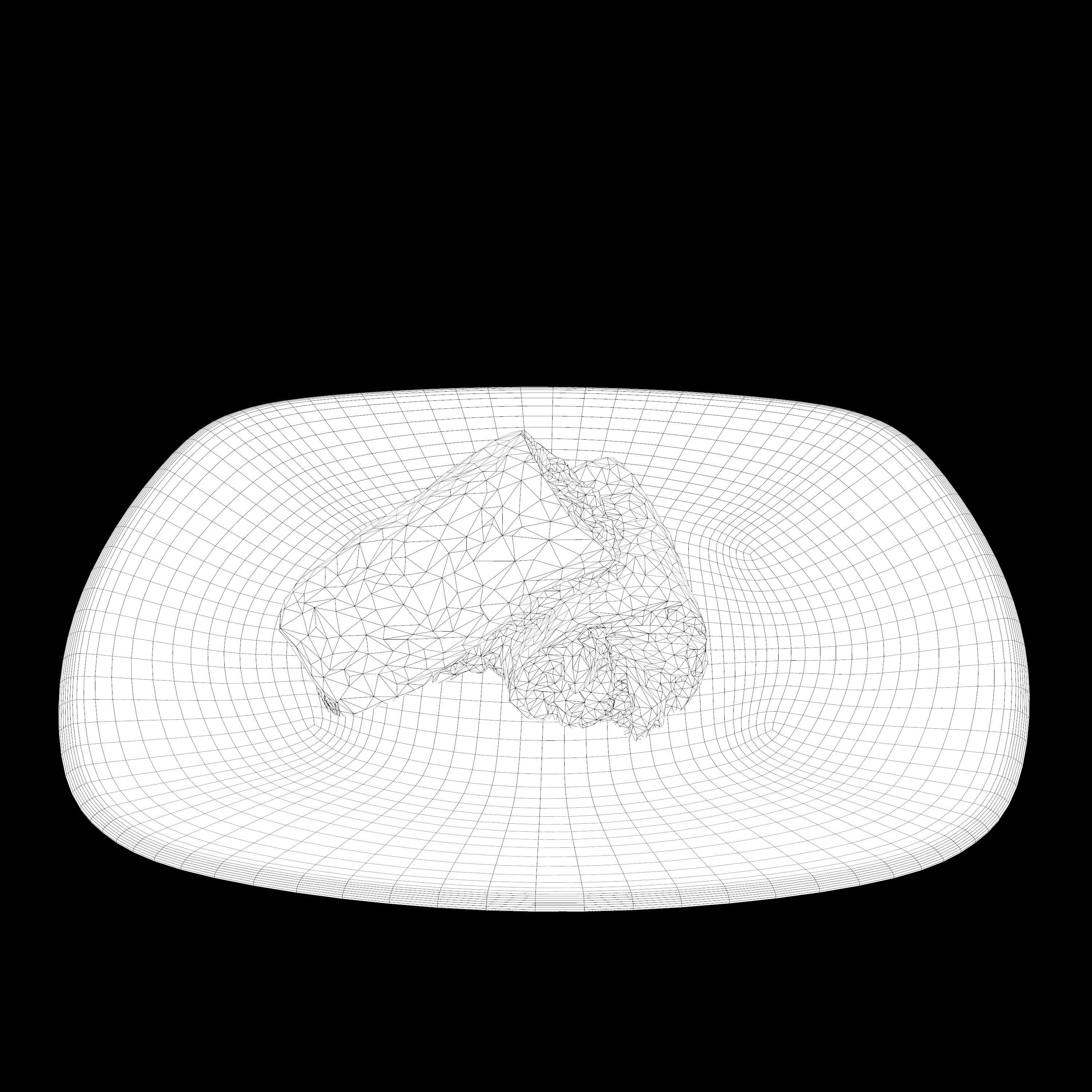 shawarma Low-poly 3D model two burritos on plate Low-poly 3D model_11