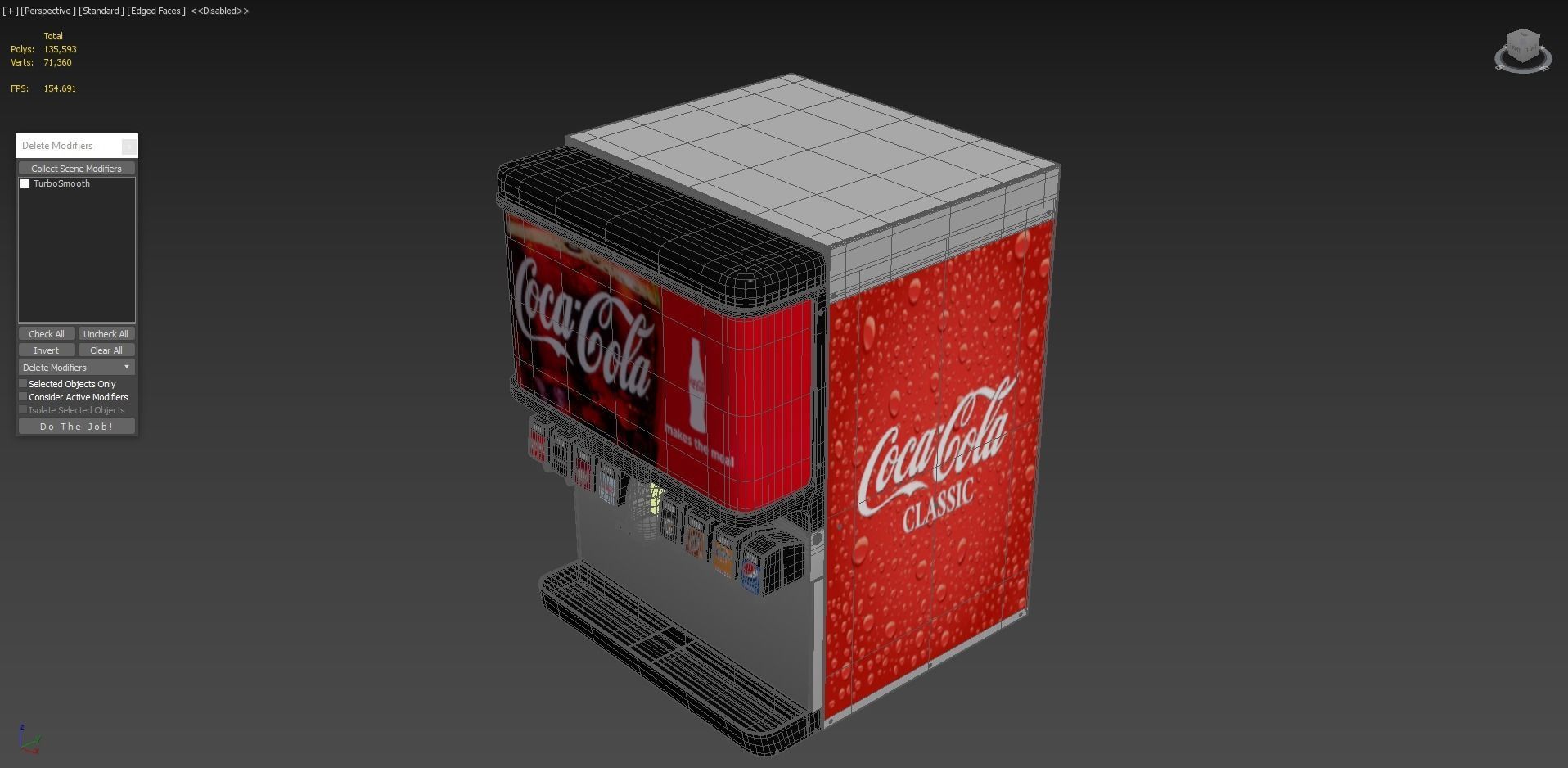 8-Flavor Ice and Beverage Soda Fountain System 3D model_9