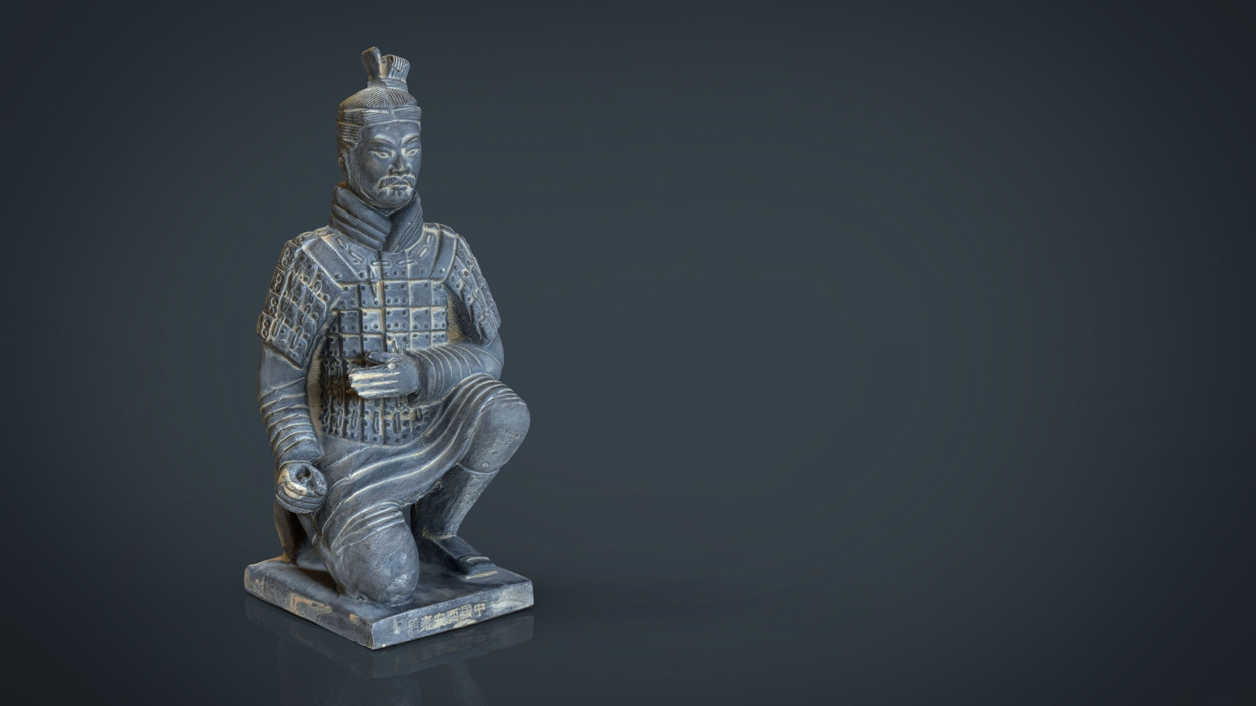 Terracota Soldier Low-poly 3D model_7