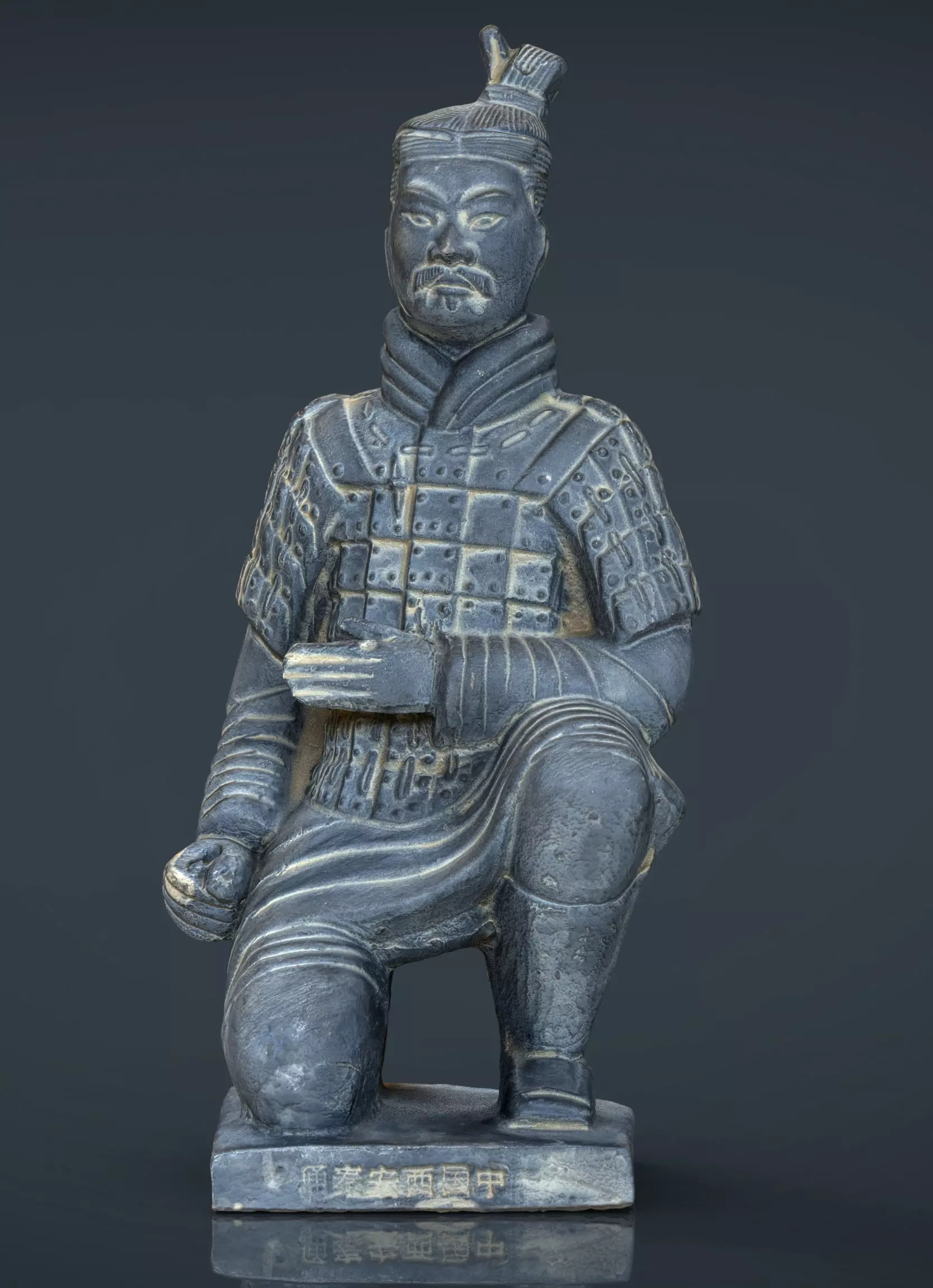 Terracota Soldier Low-poly 3D model_0