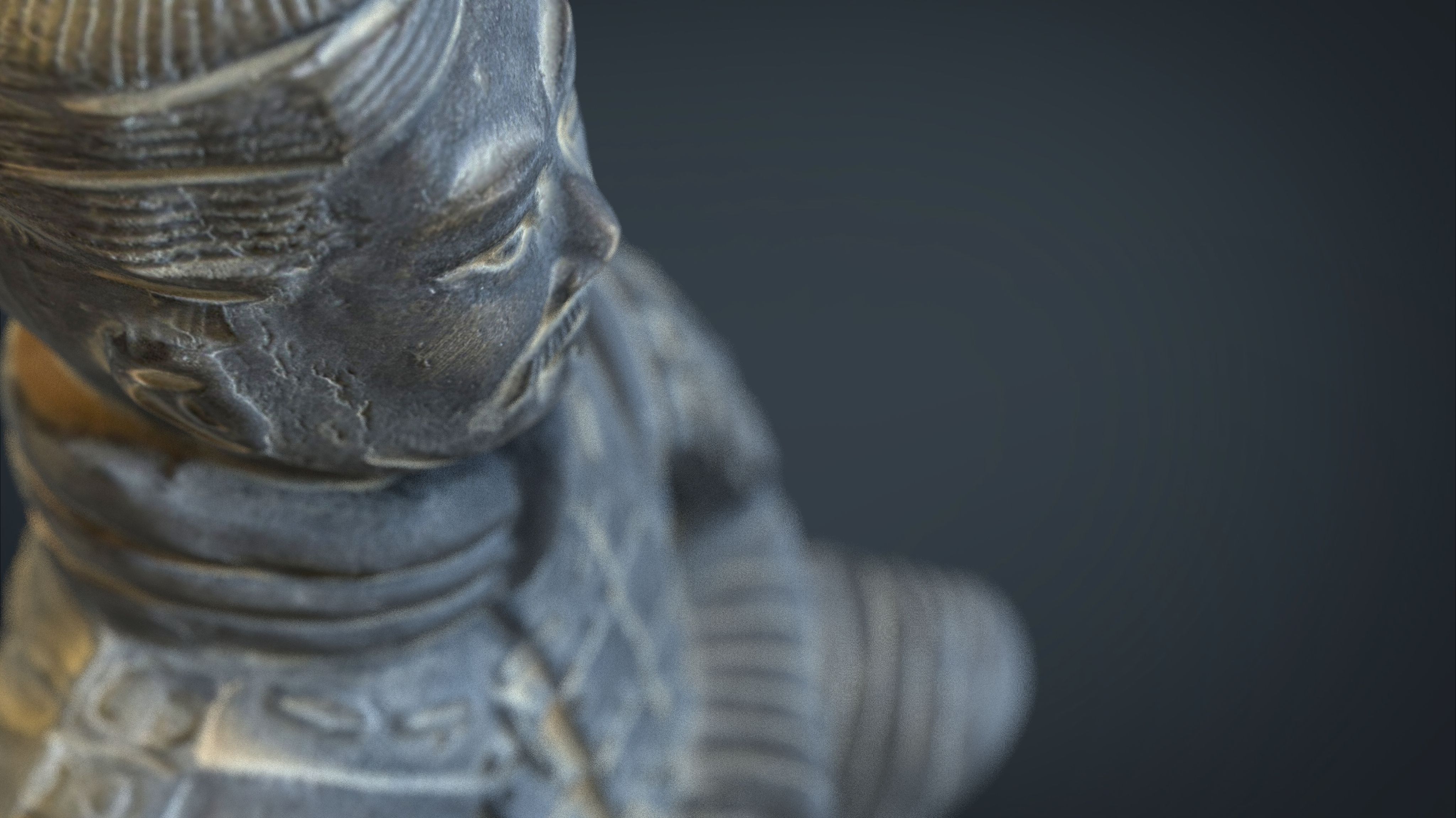 Terracota Soldier Low-poly 3D model_10