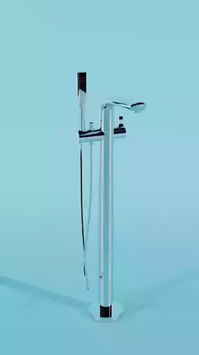 Bath shower head  - photorealistic for archviz