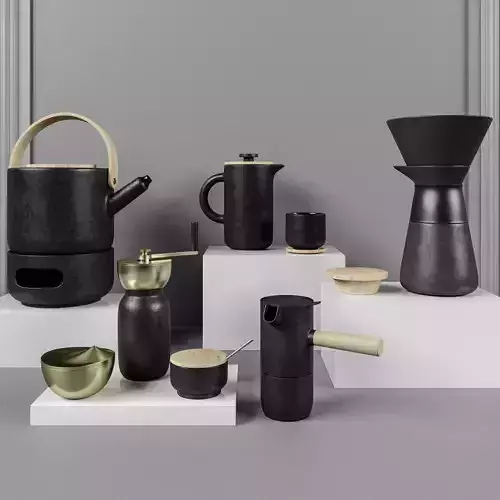 Stelton Coffee Set 3D model