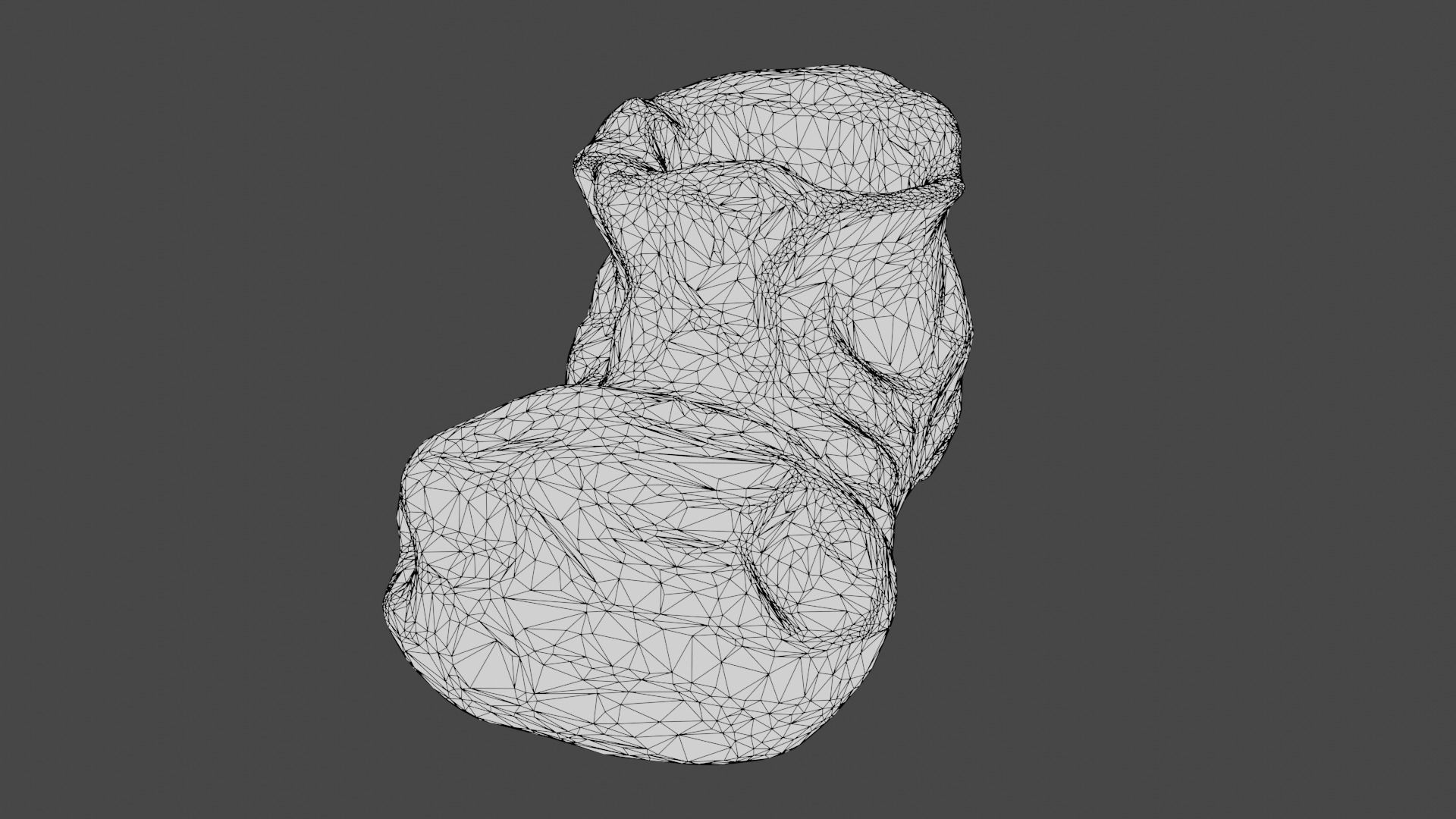 Garden Boot flowerpot Low-poly 3D model_13